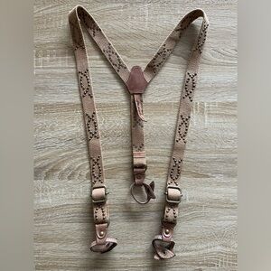 Free People Suri Suspenders XS/S in Studded Toffee